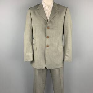 PAUL SMITH The Byard Size 44 Regular Grey Wool Notch Lapel Suit